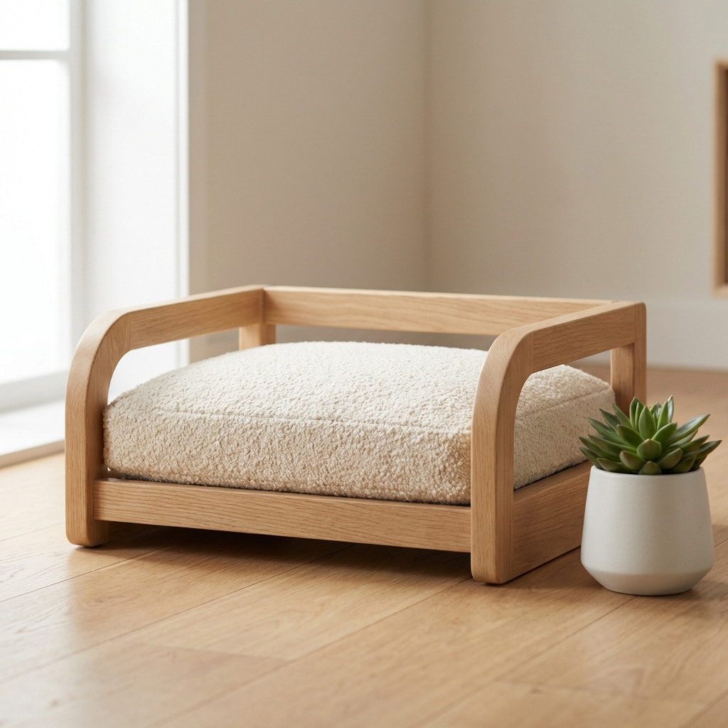 天然木のペットベッド